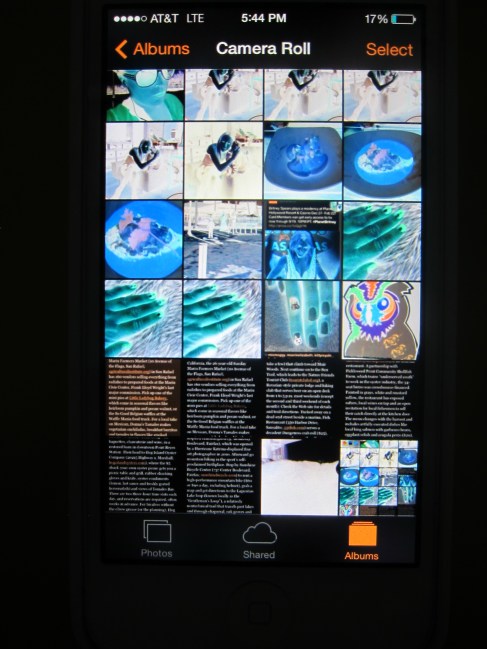 iOS7 Accessibility Setting - Invert Colors displays photos inverted ios7fail